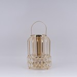 LANTERN METAL GOLD 18x20cm