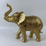TABLE DECORATIVE, ELEPHANT, GOLD, 19.5x7x19cm