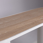 ΚΟΝΣΟΛΑ ΜΕΤΑΛΛΙΚΗ ΛΕΥΚΗ 150x45x77cm