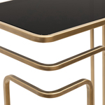 ΚΟΝΣΟΛΑ ΜΕΤΑΛΛΙΚΗ ΜΕ ΓΥΑΛΙΝΗ ΕΠΙΦΑΝΕΙΑ ΧΡΥΣΗ  120x32x75cm