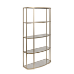 ΡΑΦΙΕΡΑ ΜΕΤΑΛΛΙΚΗ ΧΡΥΣΗ 81Χ30.5Χ154CM