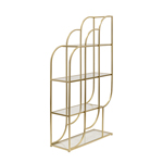 ΡΑΦΙΕΡΑ ΜΕΤΑΛΛΙΚΗ ΧΡΥΣΗ 76Χ28Χ142CM