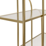 ΡΑΦΙΕΡΑ ΜΕΤΑΛΛΙΚΗ ΧΡΥΣΗ 76Χ28Χ142CM