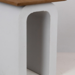 ΤΡΑΠΕΖΙ ΒΟΗΘΗΤΙΚΟ ΞΥΛΙΝΟ ΛΕΥΚΟ - ΦΥΣΙΚΟ 40x40x55cm