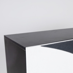 ΝΤΟΥΛΑΠΙ ΞΥΛΙΝΟ ΛΕΥΚΟ - ΜΑΥΡΟ 100x40x86cm