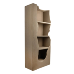 ΡΑΦΙΕΡΑ MDF ΕΚΡΟΥ 82x35.5x180cm