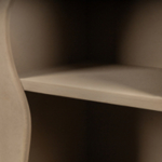 ΡΑΦΙΕΡΑ MDF ΕΚΡΟΥ 60x36x122cm