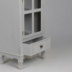 ΒΙΤΡΙΝΑ ΞΥΛΙΝΗ ΜΠΕΖ 48x30x115cm