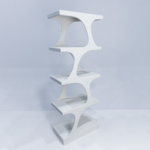 ΡΑΦΙΕΡΑ MDF ΛΕΥΚΗ 60x34x161cm