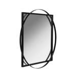 ΚΑΘΡΕΦΤΗΣ ΜΕΤΑΛΛΙΚΟΣ ΜΑΥΡΟΣ 70x4x70cm