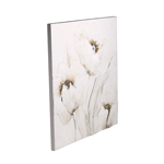 ΠΙΝΑΚΑΣ ΛΟΥΛΟΥΔΙA ΛΕΥΚΟ-ΚΑΦΕ 80x3x80cm