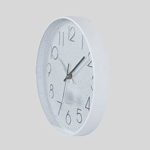 WALL CLOCK PLASTIC WHITE 30x4.2x30cm