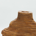 ΒΑΖΟ ΞΥΛΙΝΟ ΣΚΟΥΡΟ ΚΑΦΕ 38x9.5x26cm