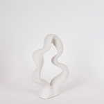 DECORATIVE CERAMIC LIGHT GREY 23x6.5x32.5cm