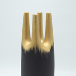 ΒΑΖΟ ΚΕΡΑΜΙΚΟ ΧΡΥΣΟ - ΜΑΥΡΟ 14x14x31cm
