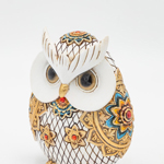 OWL WHITE-GOLD 10Χ6Χ12CM