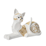 ΓΑΤΑ ΛΕΥΚO-ΧΡΥΣO 25x9.5x17.5cm