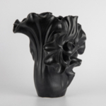 ΒΑΖΟ ΚΕΡΑΜΙΚΟ ΛΟΥΛΟΥΔΙΑ ΜΑΥΡΟ 24x21x21.3cm