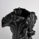 ΒΑΖΟ ΚΕΡΑΜΙΚΟ ΛΟΥΛΟΥΔΙΑ ΜΑΥΡΟ 24x21x21.3cm