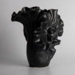 ΒΑΖΟ ΚΕΡΑΜΙΚΟ ΛΟΥΛΟΥΔΙΑ ΜΑΥΡΟ 24x21x21.3cm