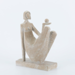 ΦΙΓΟΥΡΑ ΓΥΝΑΙΚΑ ΠΟΛΥΡΕΖΙΝ ΜΠΕΖ 20x9x27cm