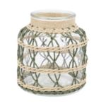 ΦΑΝΑΡΑΚΙ ΜΕ ΠΛΕΞΗ ΦΥΣΙΚΟ - ΠΡΑΣΙΝΟ 12x12x12cm