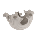 ΔΙΑΚΟΣΜΗΤΙΚΗ ΠΙΑΤΕΛΑ ΚΟΧΥΛΙ ΛΕΥΚΗ 30x24x17.5cm