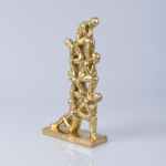 ΓΛΥΠΤΟ ΠΟΛΥΡΕΖΙΝ ΑΝΘΡΩΠΟΙ ΧΡΥΣΟ 24x9x41.5cm