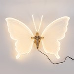 LIGHTED BUTTERFLY 80cm, 24V ADAPTOR, 120 LED/M, WARM WHITE LED, LEAD WIRE 3m, IP44