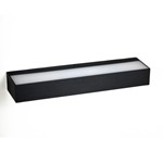 ΦΩΤΙΣΤΙΚΟ ΤΟΙΧΟΥ LED UP-DOWN ΠΛΑΣΤΙΚΟ 16W 986Lm 3CCT (3000-4000-6500K) 331x46x83mm IP65 ΜΑΥΡΟ ARTE ILLUMINA