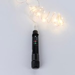 ΣΕΙΡΑ, 40 MINI LED ΜΕ ΦΟΡΗΤΟ ΦΟΡΤΙΣΤΗ, 3V-4.5V, ΜΠΑΤΑΡΙΑΣ 800 mAh, 8 ΠΡΟΓΡΑΜΜΑΤΑ, ΤΗΛΕΧΕΙΡΙΣΤΗΡΙΟ (TIMER & DIMMER), ΑΣΗΜΙ ΧΑΛΚΙΝΟ ΚΑΛΩΔΙΟ, ΘΕΡΜΟ ΛΕΥΚΟ LED ΑΝΑ 10cm, ΠΡΟΕΚΤΑΣΗ ΠΑΡΟΧΗΣ 30cm, IP44