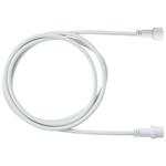 DIY, WHITE RUBBER WIRE WITH CONNECTOR 3m, IP65
