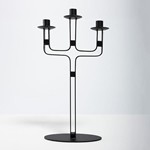 ΚΗΡΟΠΗΓΙΟ ΜΕΤΑΛΛΙΚΟ 3 ΘΕΣΕΩΝ ΜΑΥΡΟ 25x9x49.5cm