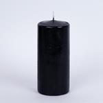 DECORATIVE CANDLE BLACK 8x18cm.