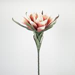 FLOWER/BRANCH, FOAM, ORANGE-WHITE, 90cm