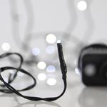ΣΕΙΡΑ, 100 LED 3mm, 31V ΜΕΤΑΣΧΗΜΑΤΙΣΤΗ, 8 ΠΡΟΓΡΑΜΜΑΤΑ, ΠΡΑΣΙΝΟ PVC ΚΑΛΩΔΙΟ, ΛΕΥΚΟ LED ΑΝΑ 5cm, ΠΡΟΕΚΤΑΣΗ ΠΑΡΟΧΗΣ 3m, ΙΡ44