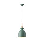 PENDANT LIGHT FIXTURES METAL 1XΕ27 MAX 15W 195X1294mm GREEN-WHITE ARTE ILLUMINA SIMPLO