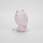 ΦΩΤΑΚΙ ΝΥΚΤΟΣ ΜΕ ΔΙΑΚΟΠΤΗ LED ΑΡΚΟΥΔΑΚΙ ΡΟΖ 1.2W