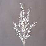 TWIG WHITE, WITH GLITTER, 72cm