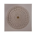 ΠΙΝΑΚΑΣ ΚΑΜΒΑΣ ΚΥΚΛΟΣ ΜΕ ΧΡΥΣΗ ΜΠΙΛΙΑ ΛΕΥΚΟΣ 90x3.5x90cm