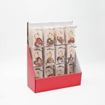 DISPLAY BOX, CHRISTMAS KEYCHAINS, 120PCS
