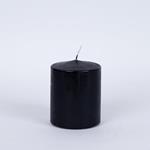 DECORATIVE CANDLE BLACK 8x10cm.