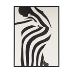 ΠΙΝΑΚΑΣ ΚΑΜΒΑΣ ΓΥΝΑΙΚΑ ΛΕΥΚΟΣ - ΜΑΥΡΟΣ 30x2x40cm