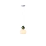 PENDANT LIGHT FIXTURES SIMPLE G9 MAX 7W 180Χ1290mm WHITE-GREEN ARTE ILLUMINA AMETHYST