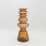 ΒΑΖΟ ΓΥΑΛΙΝΟ ΚΑΦΕ 14x14x38cm