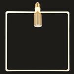 LED LAMP SOFT FILAMENT SQUARE 12W E27 2700K 220-240V DIMMABLE FROST