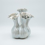 ΒΑΖΟ ΛΟΥΛΟΥΔΙΑ ΚΕΡΑΜΙΚΟ ΜΠΛΕ - ΜΠΕΖ 26.5x26.5x28.5cm