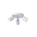 SPOT 3LIGHTS METALLIC 3XGU10 Max 7W  Φ180X135mm WHITE  ARTE ILLUMINA OLYMP