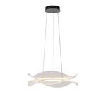 PENDANT LIGHT FIXTURES ACRYLIC ROUND LED 48W  Ø 540 mm 3000K 4320Lm BLACK ARTE ILLUMINA FIRENZE