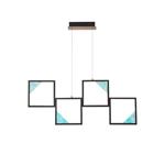 CEILING LIGHT FIXTURES ALUMINIUM LED 36W 3000K 850Lm 820X16X1340mm BLACK ARTE ILLUMINA SQUARE